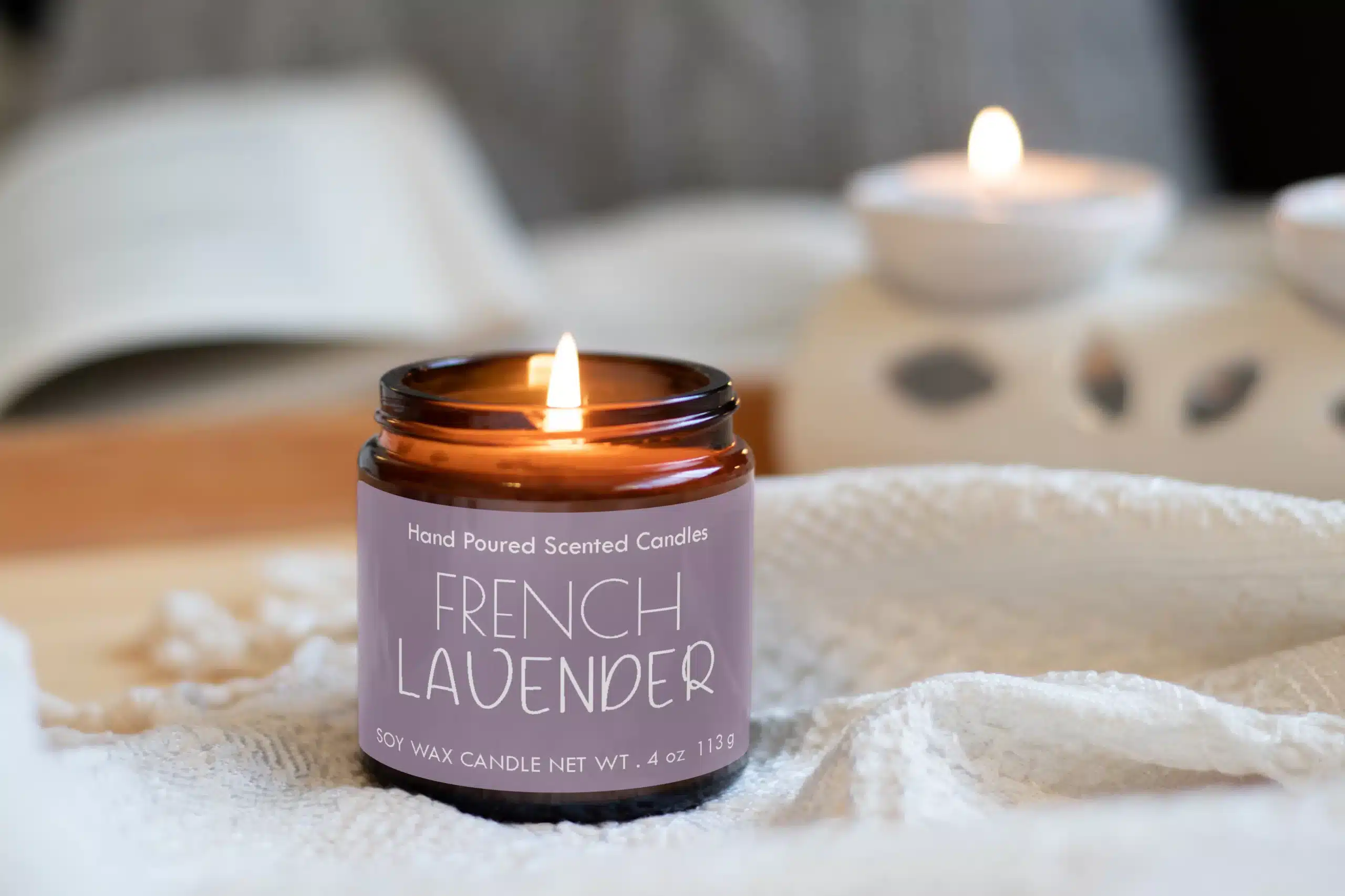 4oz Candle French Lavender - Image 2
