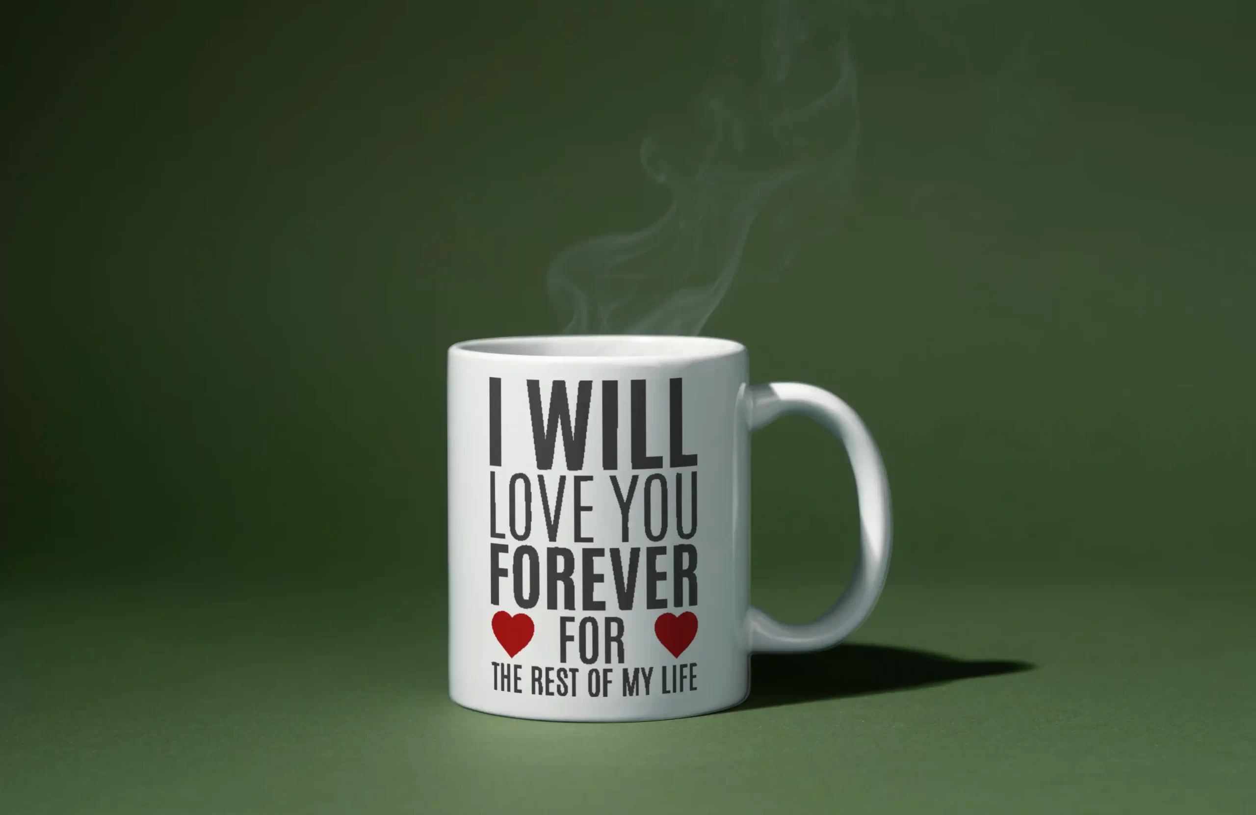 Love You Forever White Mug