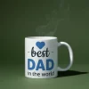 Best Dad White Mug