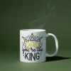 Dad King White Mug