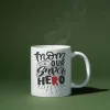 Mom Super Hero White Mug