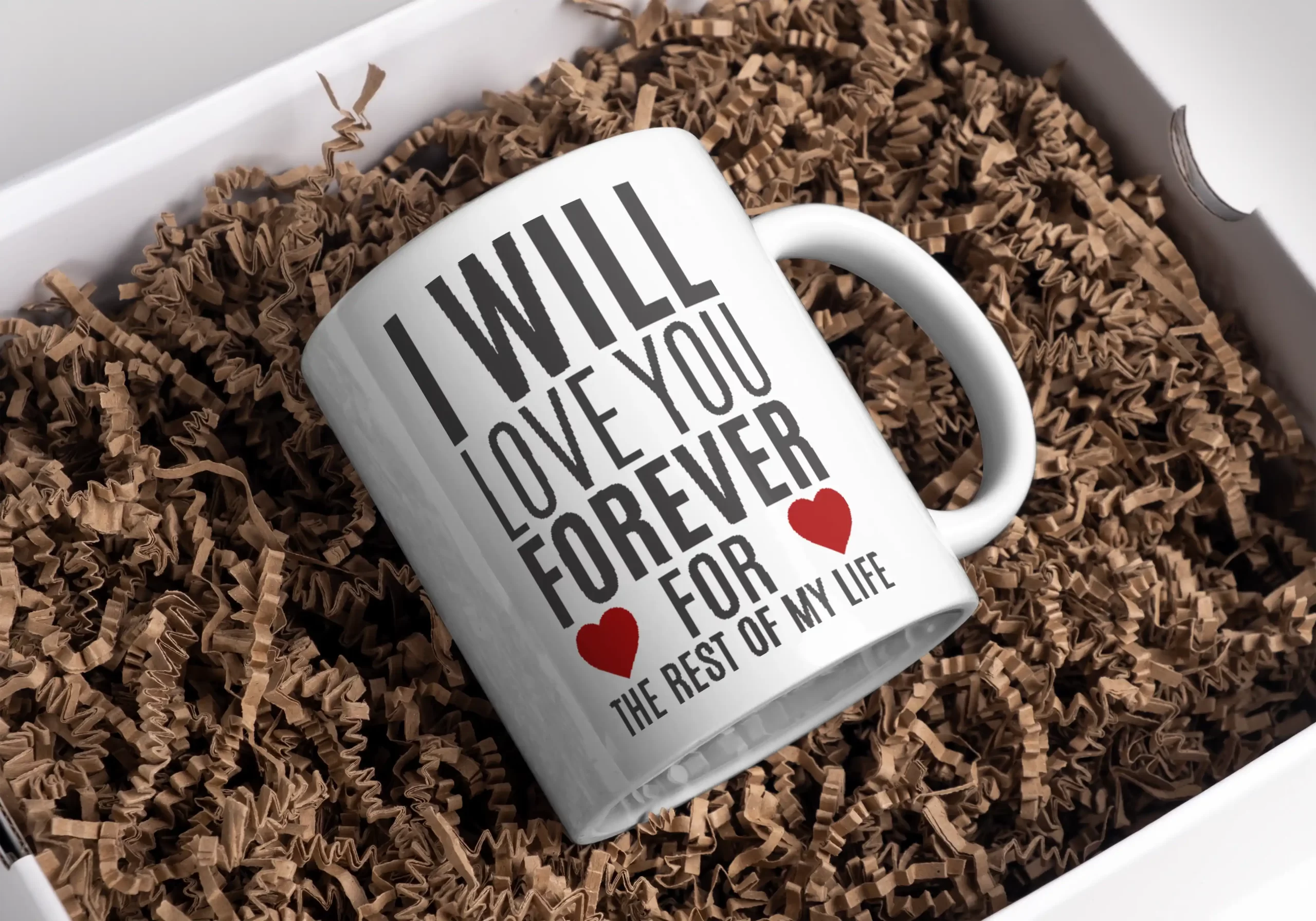 Love You Forever White Mug - Image 2