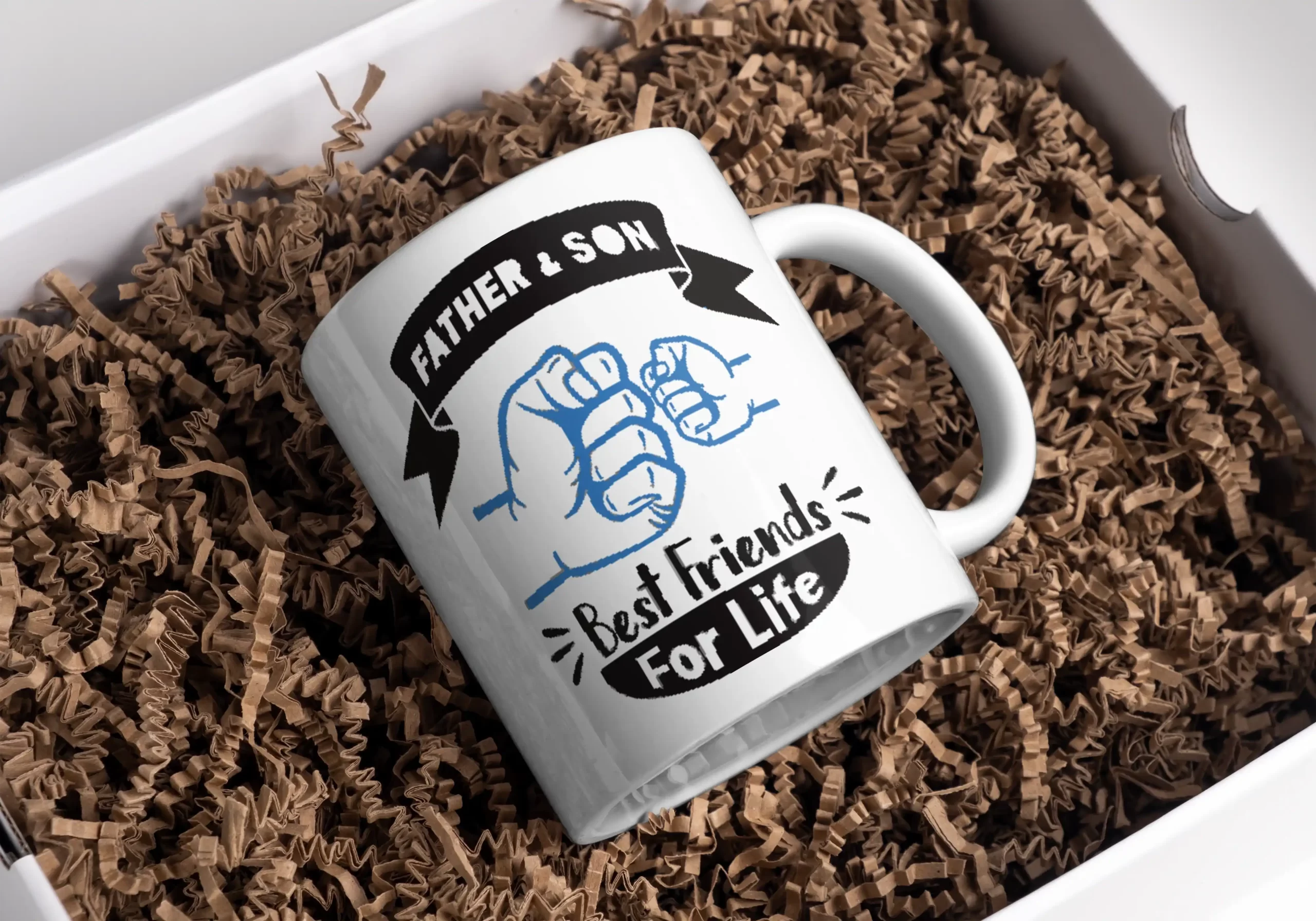 Father & Son White Mug - Image 2