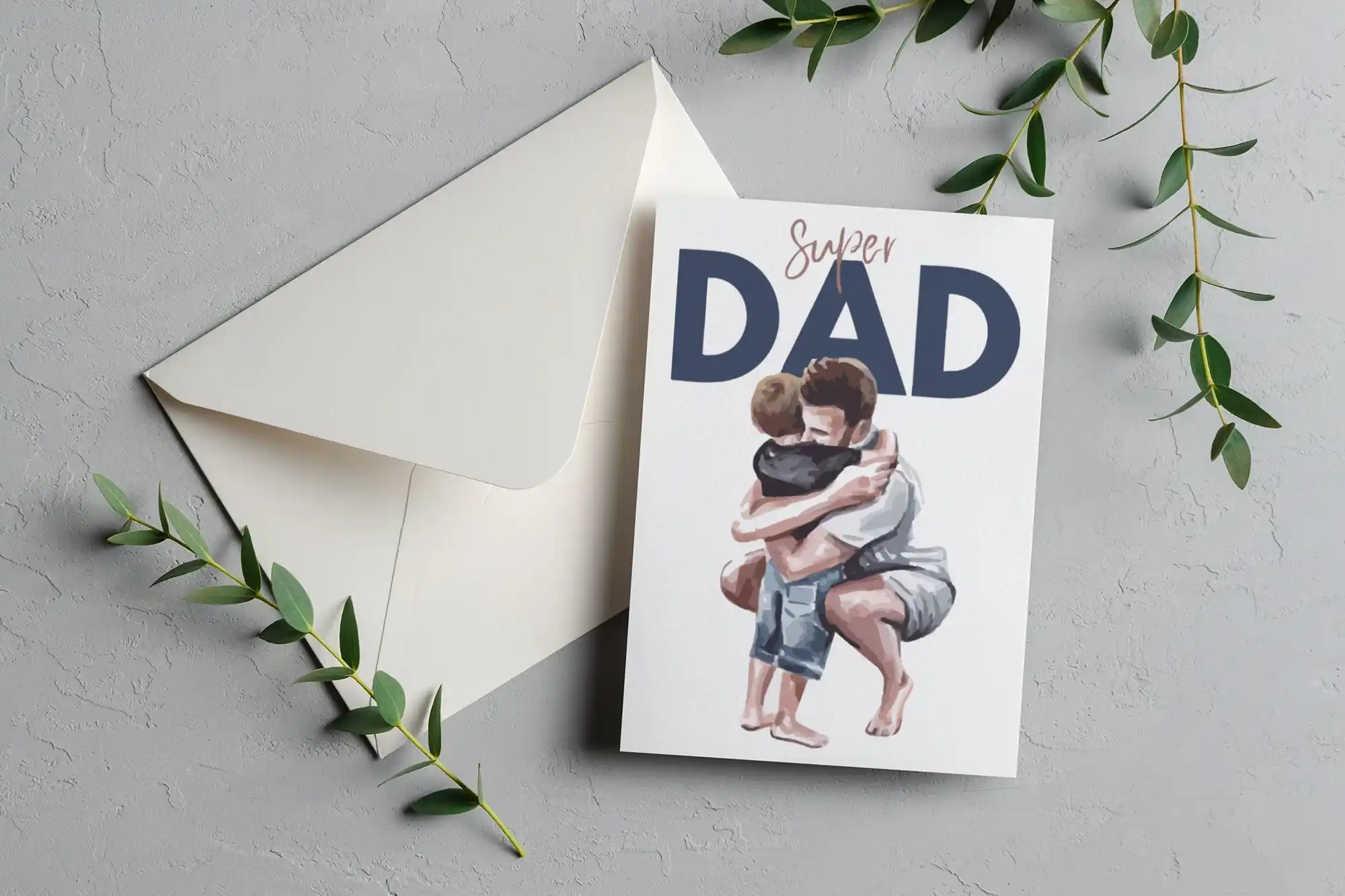 Super Dad Greeting Card