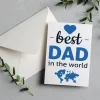 Best Dad in the world Greeting Card