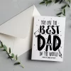 Best Dad In The World Greeting Card