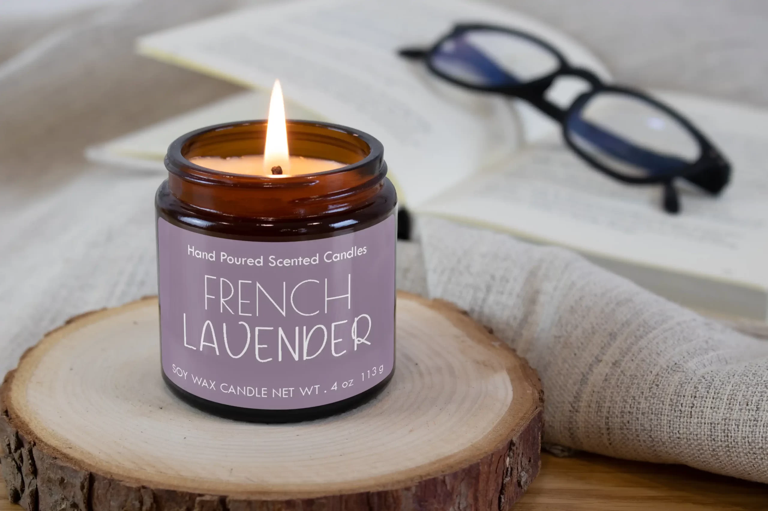 4oz Candle French Lavender - Image 3