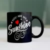 Sunshine Black Mug