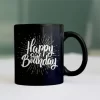 Happy Birthday Black Mug