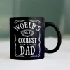 Coolest Dad Black Mug