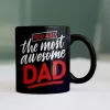 Awesome Dad Black Mug