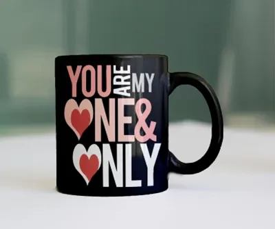 My One & Only Black Mug